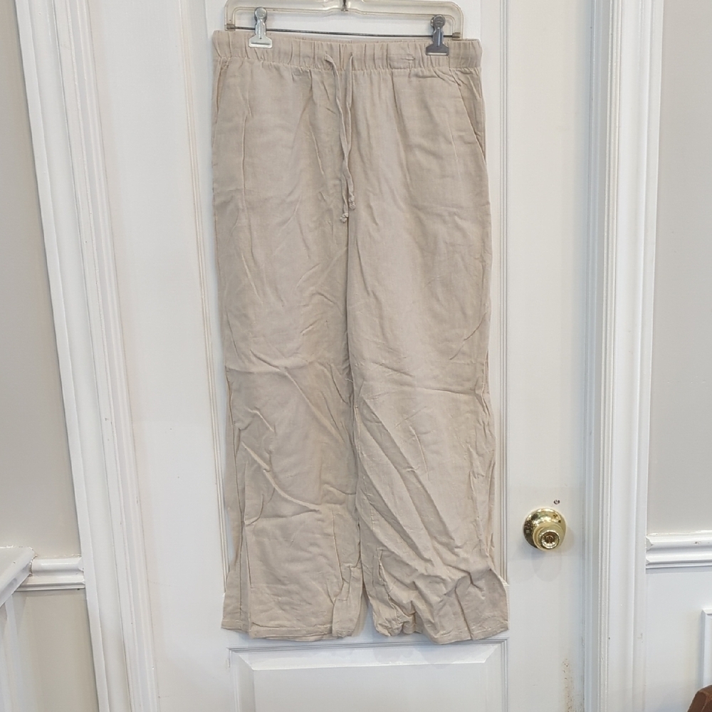 Ambiance Cream Straight Leg Pants